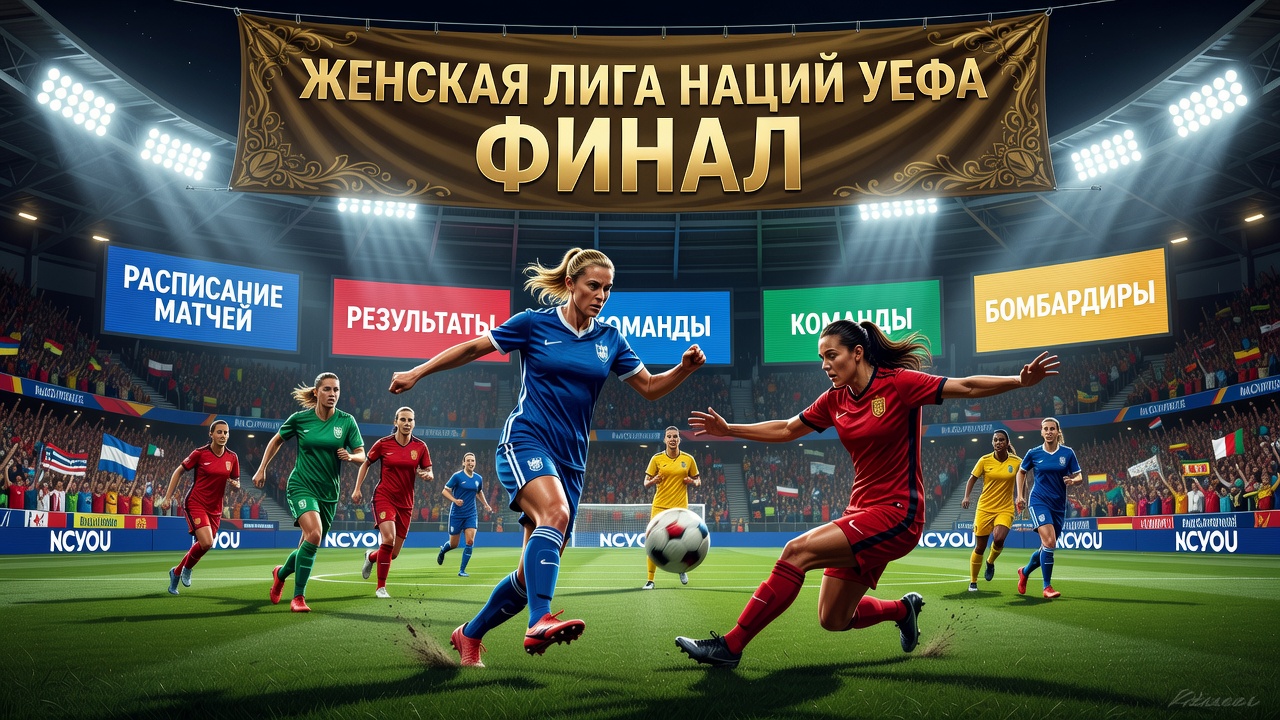 Всё о женской Лиге наций УЕФА: расписание матчей, результаты, команды и лучшие бомбардиры